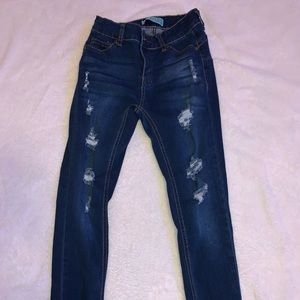 wax jeans blue jeans